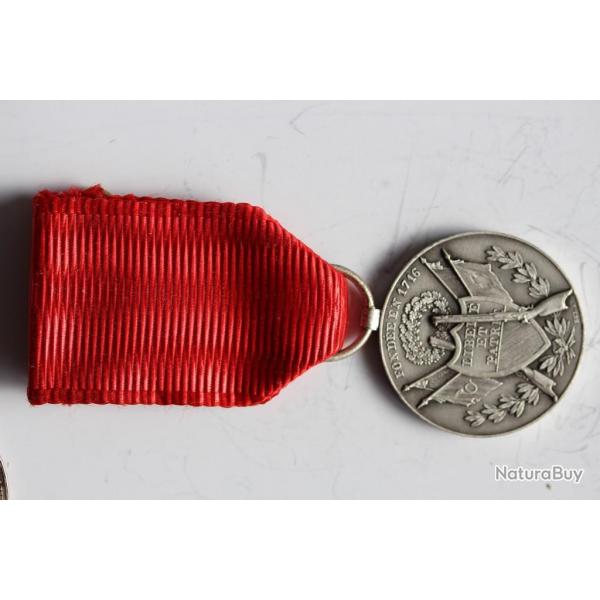 Mdaille socit militaire de la Saint Jacques d'Etoy 1844