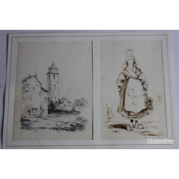 Dessins signs fin XIXe sicle