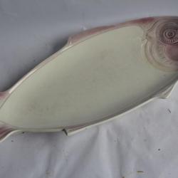 LONGWY Plat à Poisson céramique
