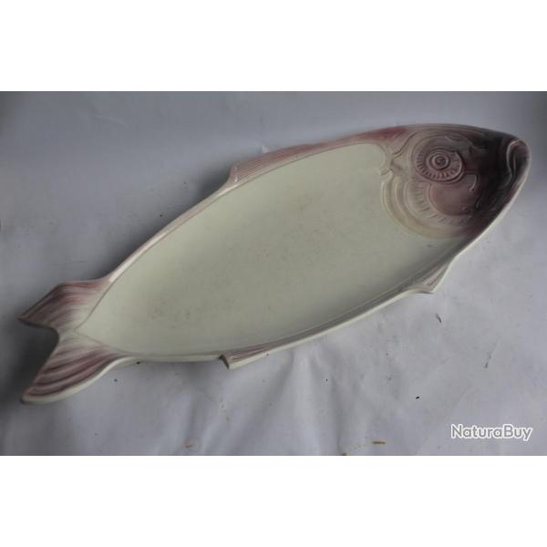 LONGWY Plat  Poisson cramique
