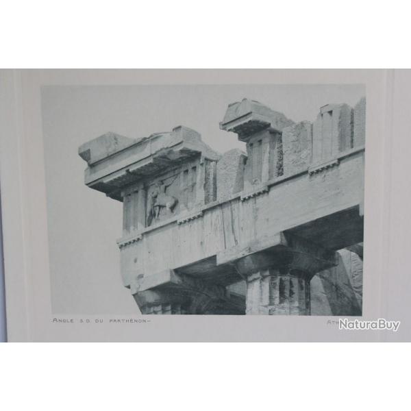 Fred BOISSONNAS Photo Hliogravure Parthnon Athnes Grce