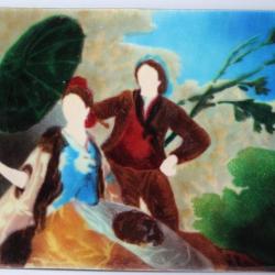 Peinture émaux sur cuivre