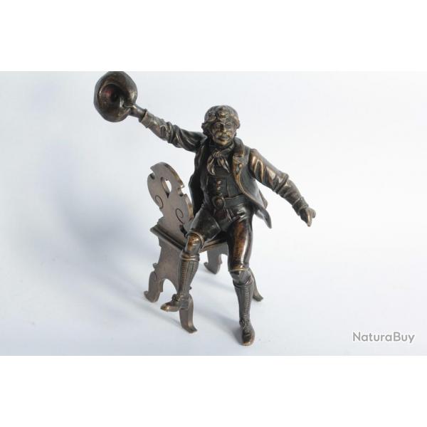 Bronze Personnage Tyrol Autriche sign M S