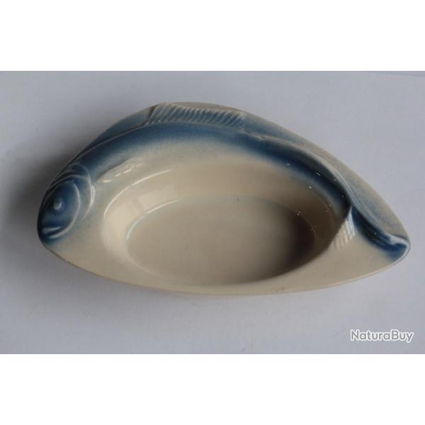 Plat cramique Poisson Charles Amand