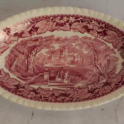 Ravier Terre de fer MASON'S Vista pink England Dish