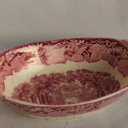 Corbeille à fruits Terre de fer MASON'S Vista pink England