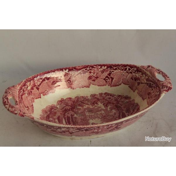 Corbeille  fruits Terre de fer MASON'S Vista pink England