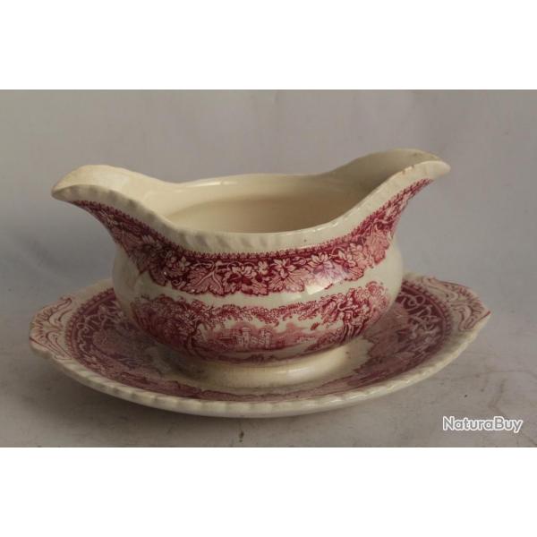 Saucire Terre de fer MASON'S Vista pink England Sauce boat
