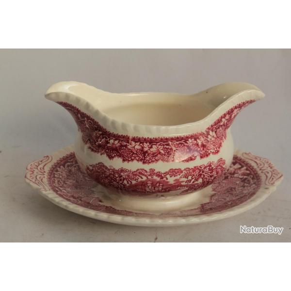 Saucire Terre de fer MASON'S Vista pink England Sauce boat