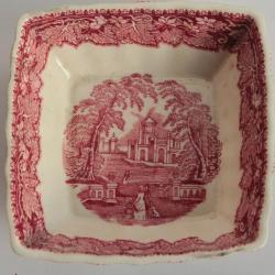 Ravier carré Terre de fer MASON'S Vista pink England Dish
