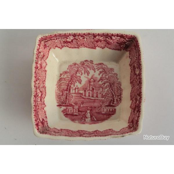 Ravier carr Terre de fer MASON'S Vista pink England Dish