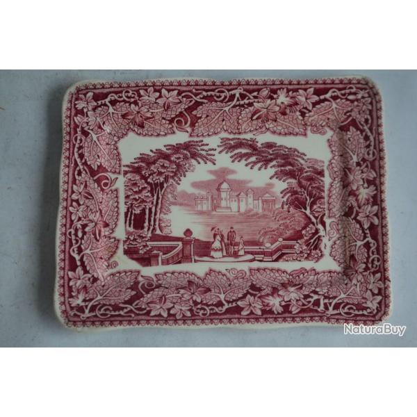 Plat rectangulaire Terre de fer MASON'S Vista pink England