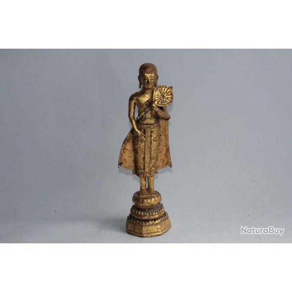 Bouddha bronze dor Thalande Ratanakosin