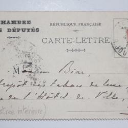 CPA illustré chambre des députés 1910