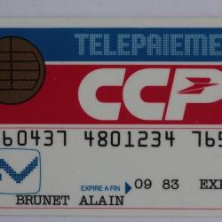 Smartcard Bull France Demo Telepaiement CCP Spécimen