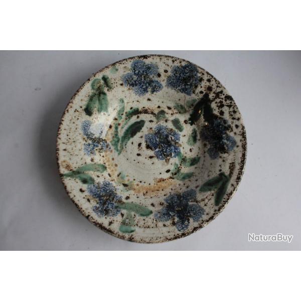 Plat cramique Albert Thiry Vallauris