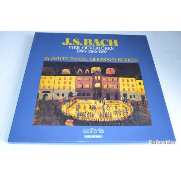 Vinyle 33T Classic J.S. Bach,La Petite Bande,Vier Ouvert. BWV 1066/1069