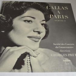 Vinyle 33T Opéra  Callas - Callas À Paris (Album II)