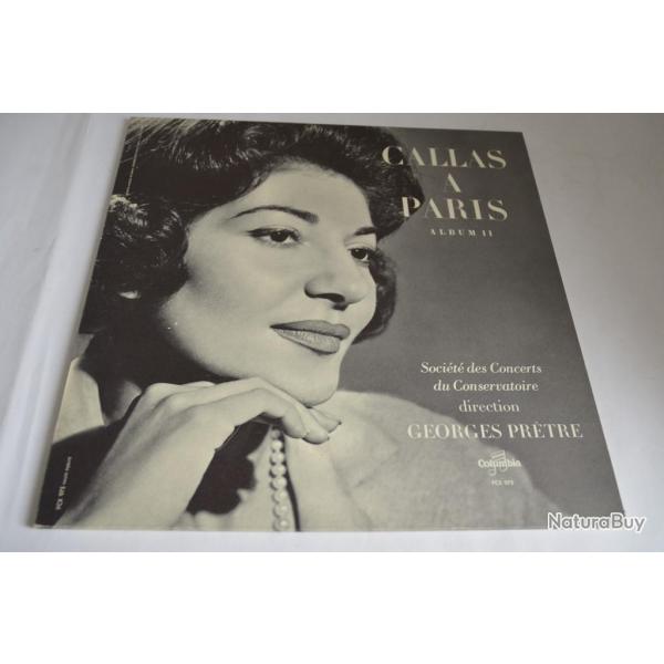 Vinyle 33T Opra  Callas - Callas  Paris (Album II)