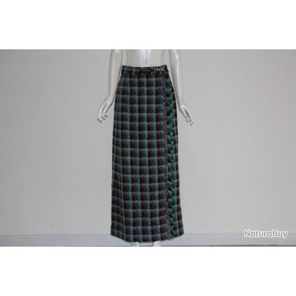 Jupe longue laine vintage Campbell's Tweed Tartan Irlande