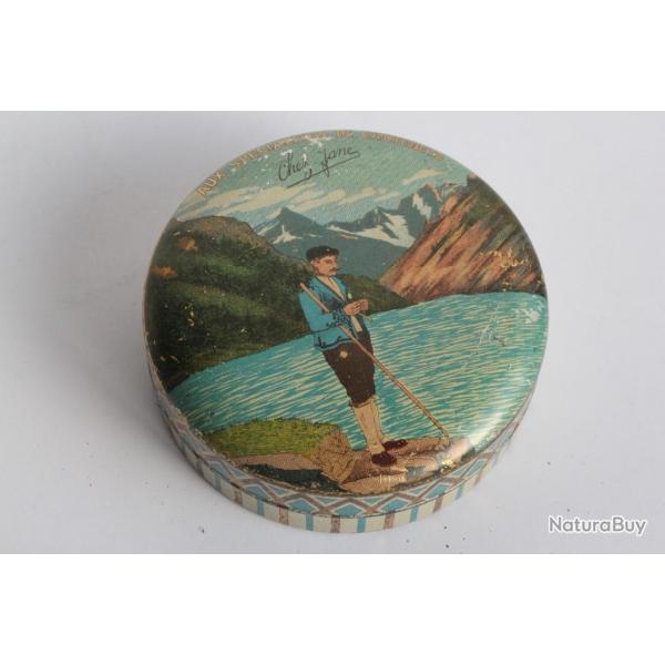 Bote bonbons tle srigraphie Aux spcialits de Cauterez Chez Jane