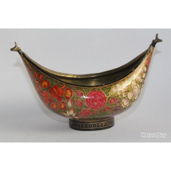 Bol de mendiant Kashkul Inde Cachemire