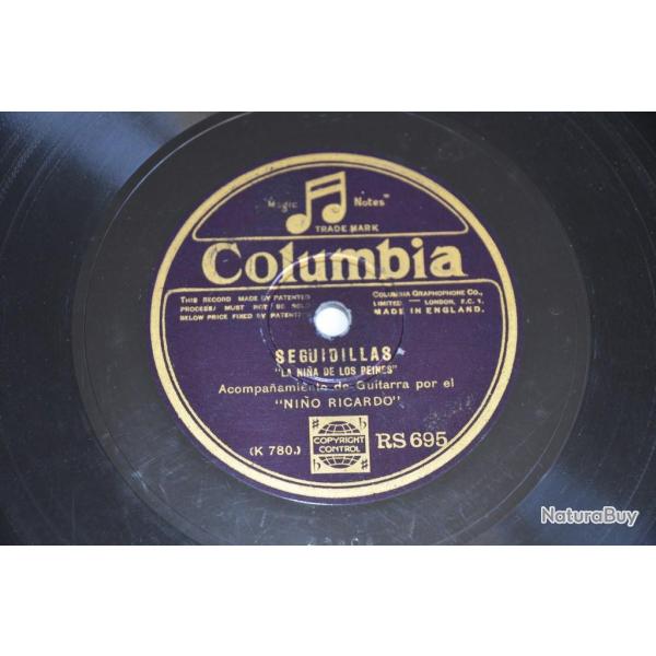 Vinyl 10 78T  La Nia De Los Peines ?- Seguidillas / Peteneras