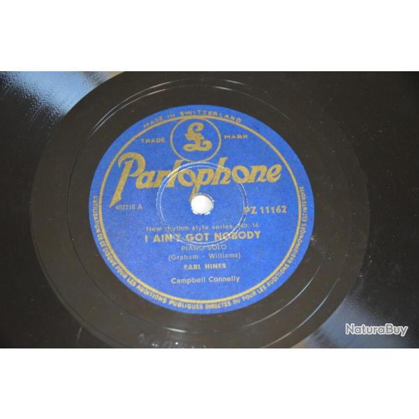 Vinyl 10 78T Jazz L. Armstrong/Earl Hines-No One Else../I Ain't Got...
