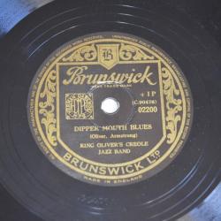 Vinyl 10 78T Jazz K. Oliver's Creole..-Dipper Mouth.../Canal Street...