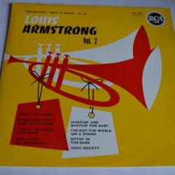 Vinyle 33T 1/3 Jazz  Louis Armstrong ?- Louis Armstrong Vol. 2