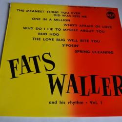 Vinyle 33T 1/3 Jazz  Fats Waller And His Rhythm - Vol. 1