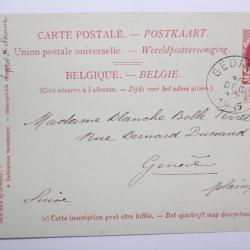 Entier postal Belgique 1915 illustration M.Meunier