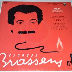 Vinyle 33T Chanson Georges Brassens ? N°3 1955