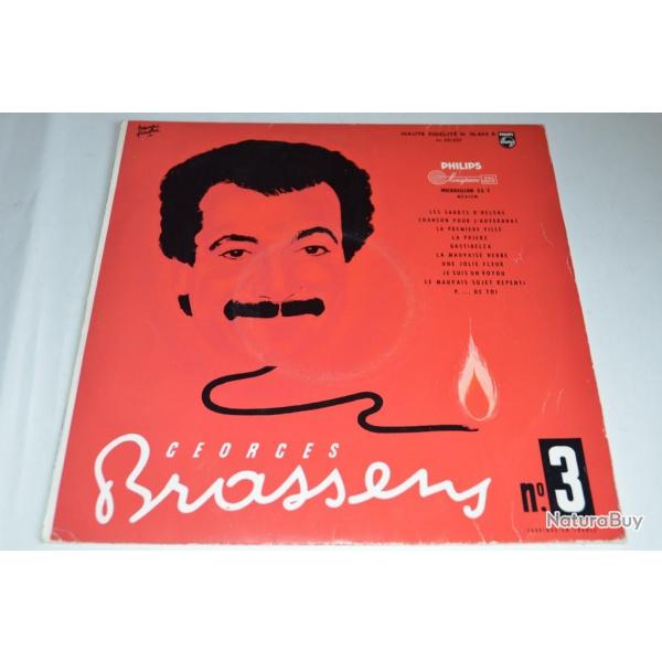 Vinyle 33T Chanson Georges Brassens ? N3 1955
