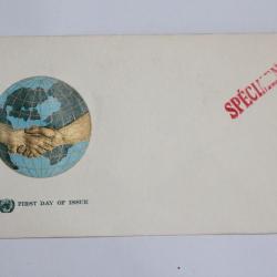 Enveloppe FDC des nation unies Genève Spécimen
