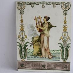 Plaque faïence Daniellot Boulenger & Cie CHOISY le ROI