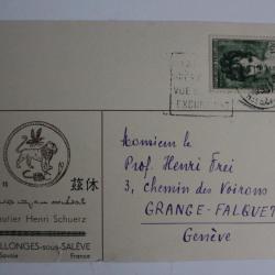 CPA France Gautier Henri Schuetz 1951 pour Genève