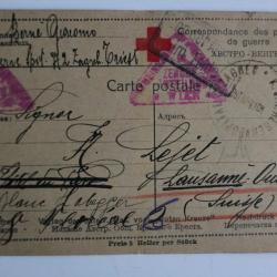 CPA Correspondance des prisonniers de guerre ABCTPO avec réponse