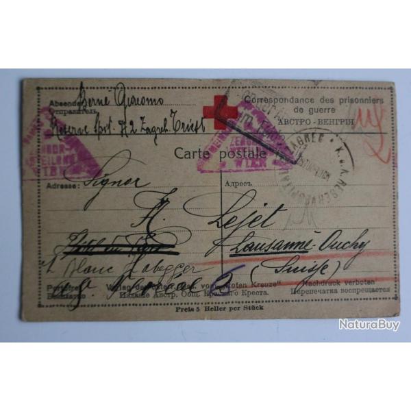 CPA Correspondance des prisonniers de guerre ABCTPO avec rponse