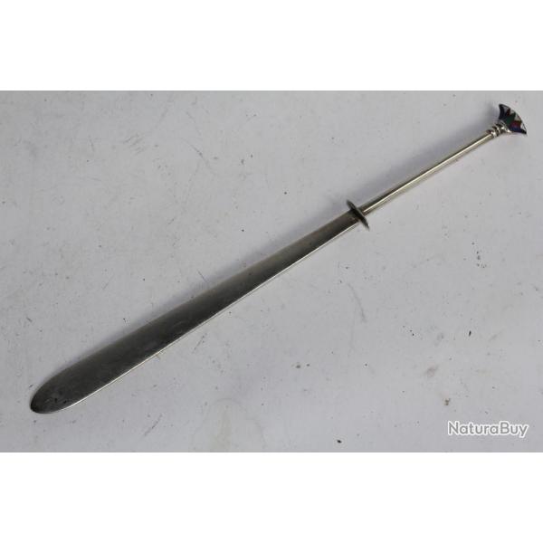 Ouvre lettre - Coupe papier argent maill