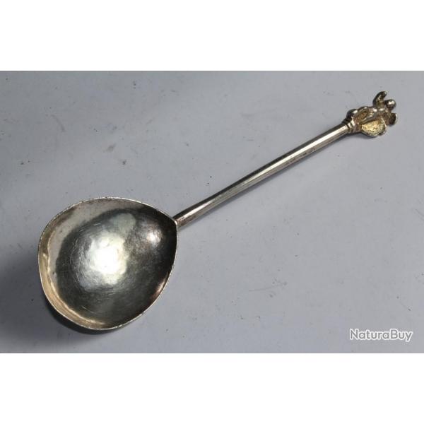 Cuillre d'aptre ou de profane argent Suisse XVIIe sicle