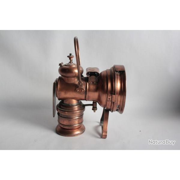 Ancienne Lampe carbure Fa. J. Decker Neuchtel Suisse 1906