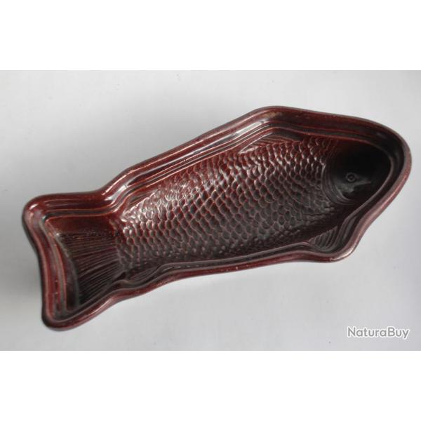 Moule terre vernisse Poisson