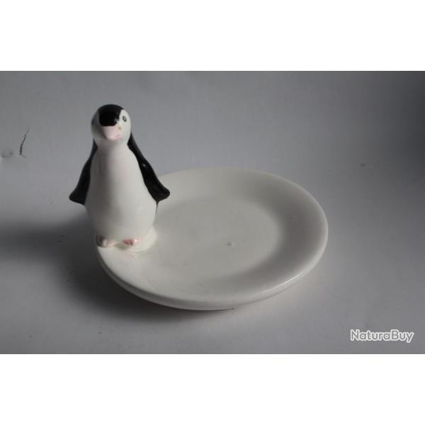 Porte savon cramique Pingouin