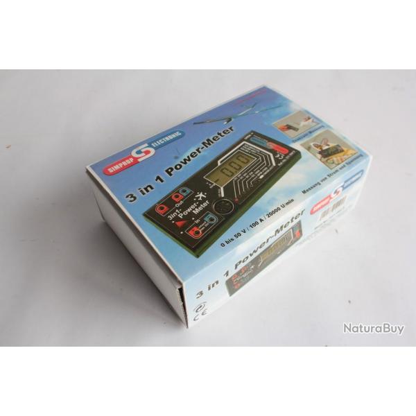 Modlisme Appareil de mesure Simprop 3 in 1