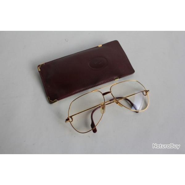CARTIER Lunettes Vendme Laque de Chine Aviateur