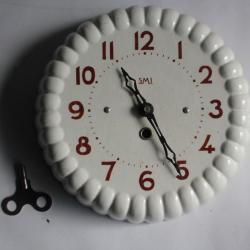 Horloge murale faïence SMI Moule à gâteau Cuisine vintage