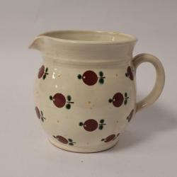 Pichet poterie Pommes Steiner Kiesen Suisse Art populaire