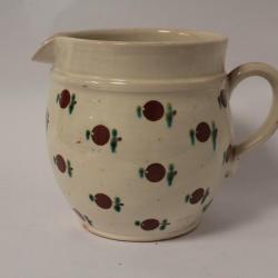 Pichet poterie Pommes Steiner Kiesen Suisse Art populaire