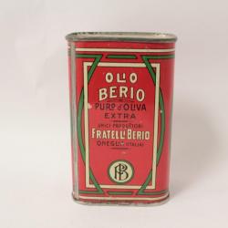 Boite tôle Huile d'olive Olio Berio Fratelli Italie
